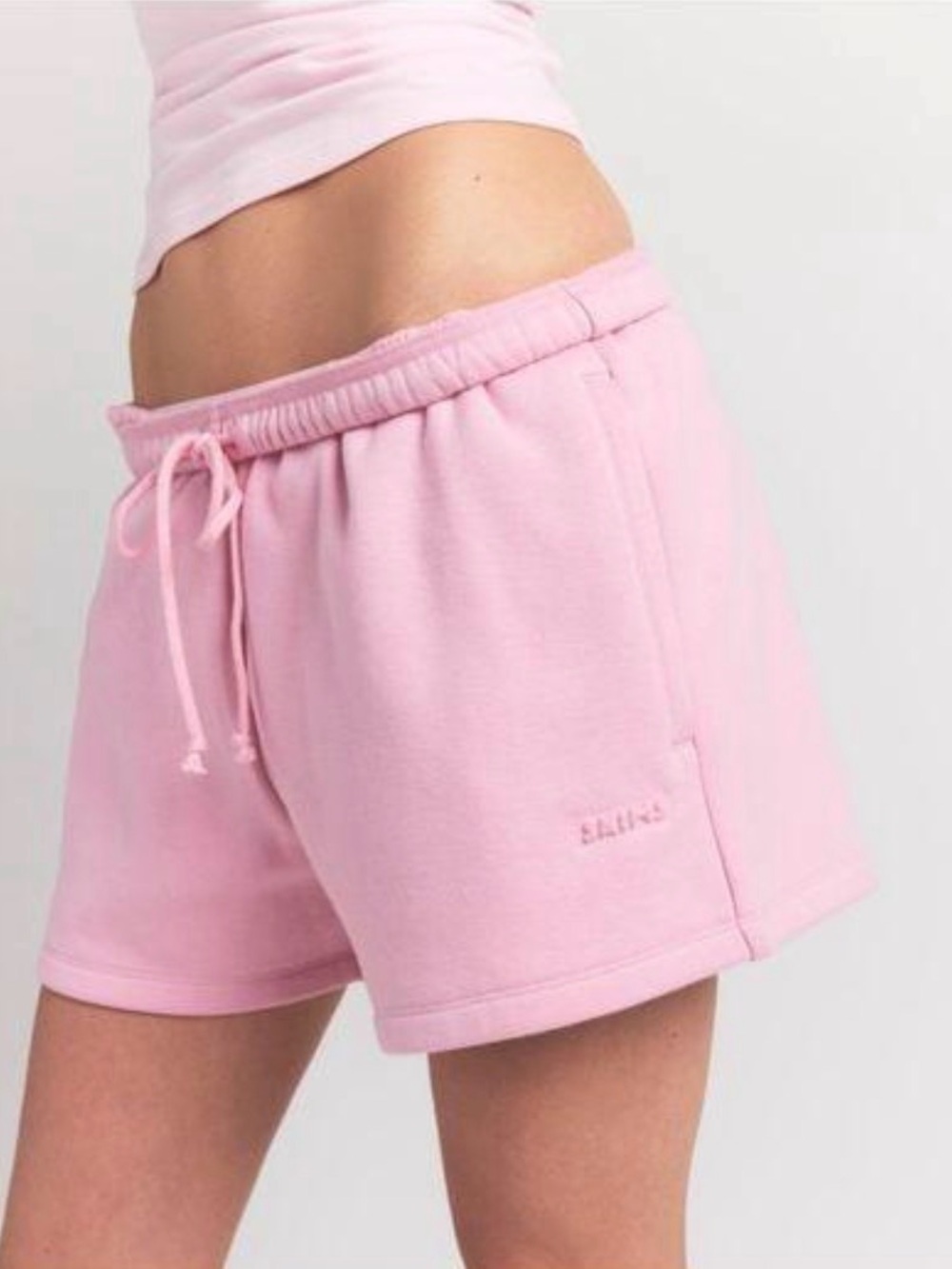 SKIMS Pink Women's Lounge Shorts Size Medium Elastic Waist